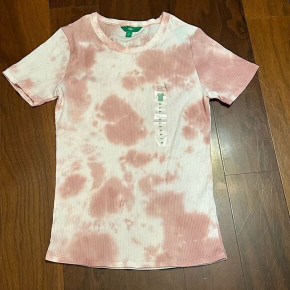 Dip women’s pink and white tshirt‎ size medium NWT - Picture 1 of 6